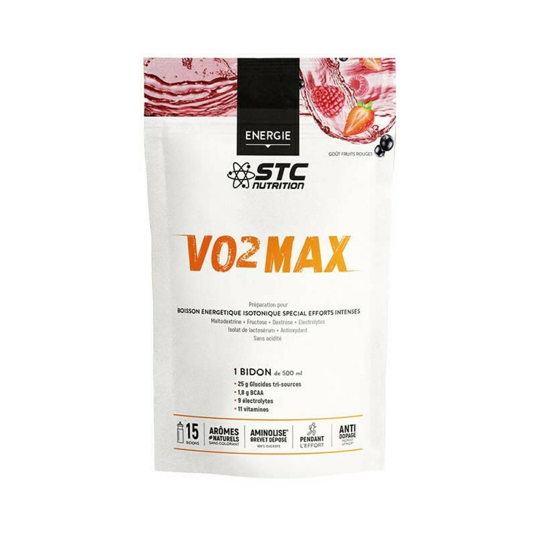 Doypack nutrition vo2 max® with measuring spoon STC Nutrition - fruits rouges - 525 g