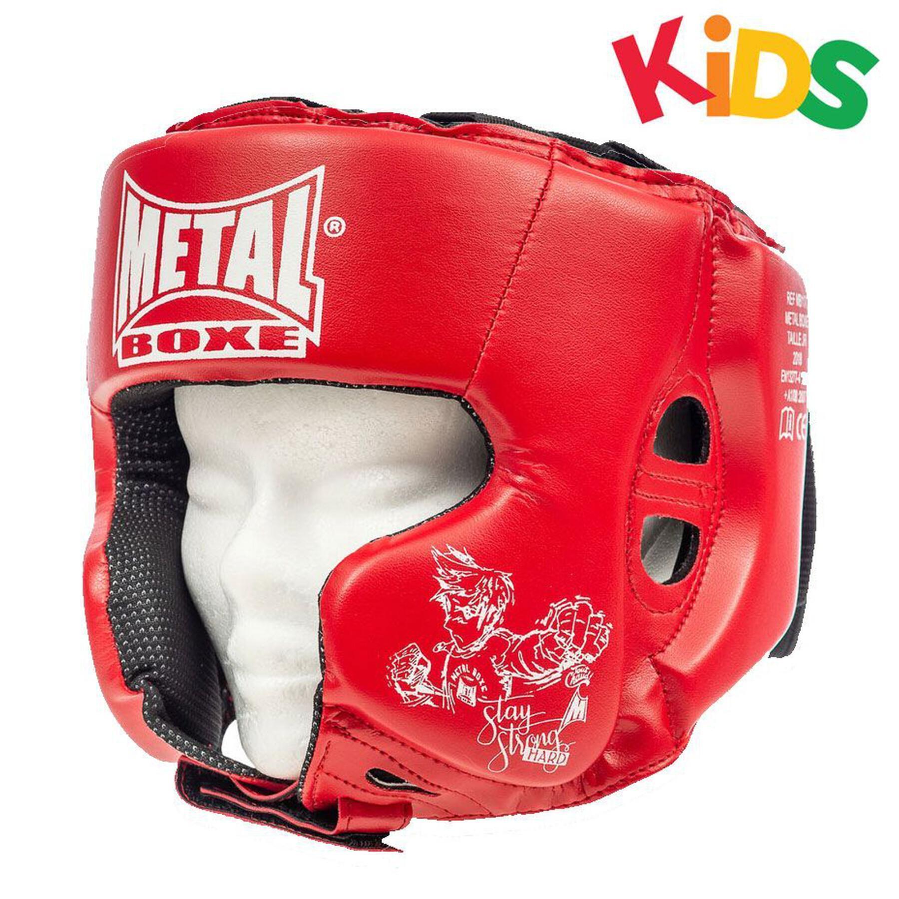 Boxing helmet pu child Metal Boxe - Helmets - Gloves & Protection - Fighting