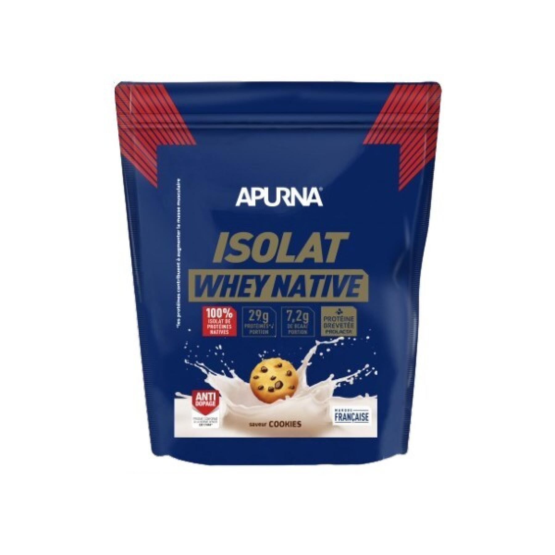 Protein nutrition in cookie and cream flavors Apurna Isolat Native