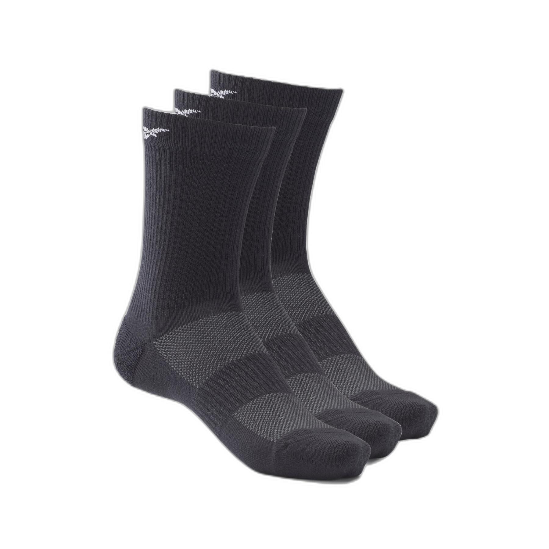 Set of 3 pairs of socks Reebok Active Foundation Mid-Crew