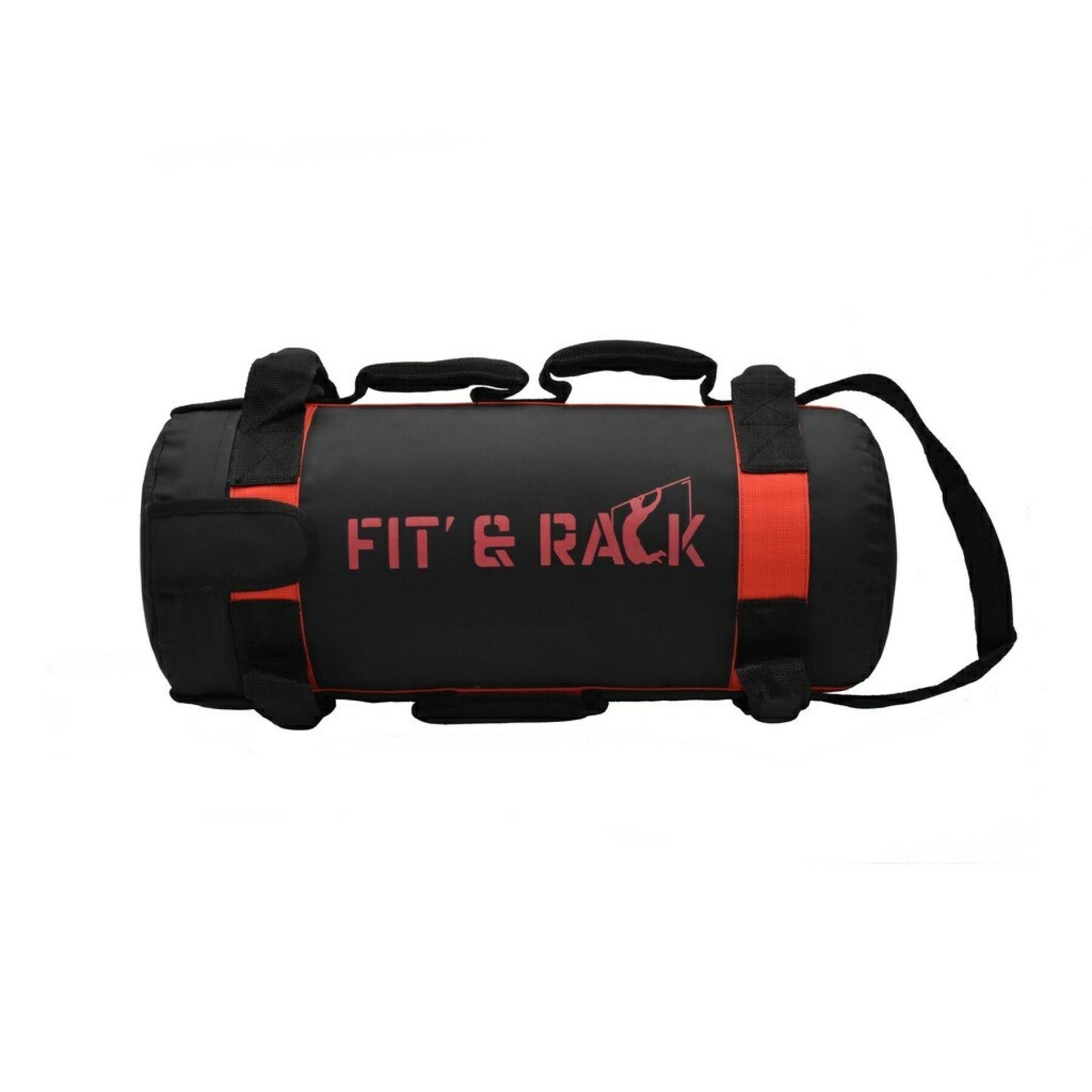Power Bag 10 kg Black/Red PVC and PE Pure2Improve