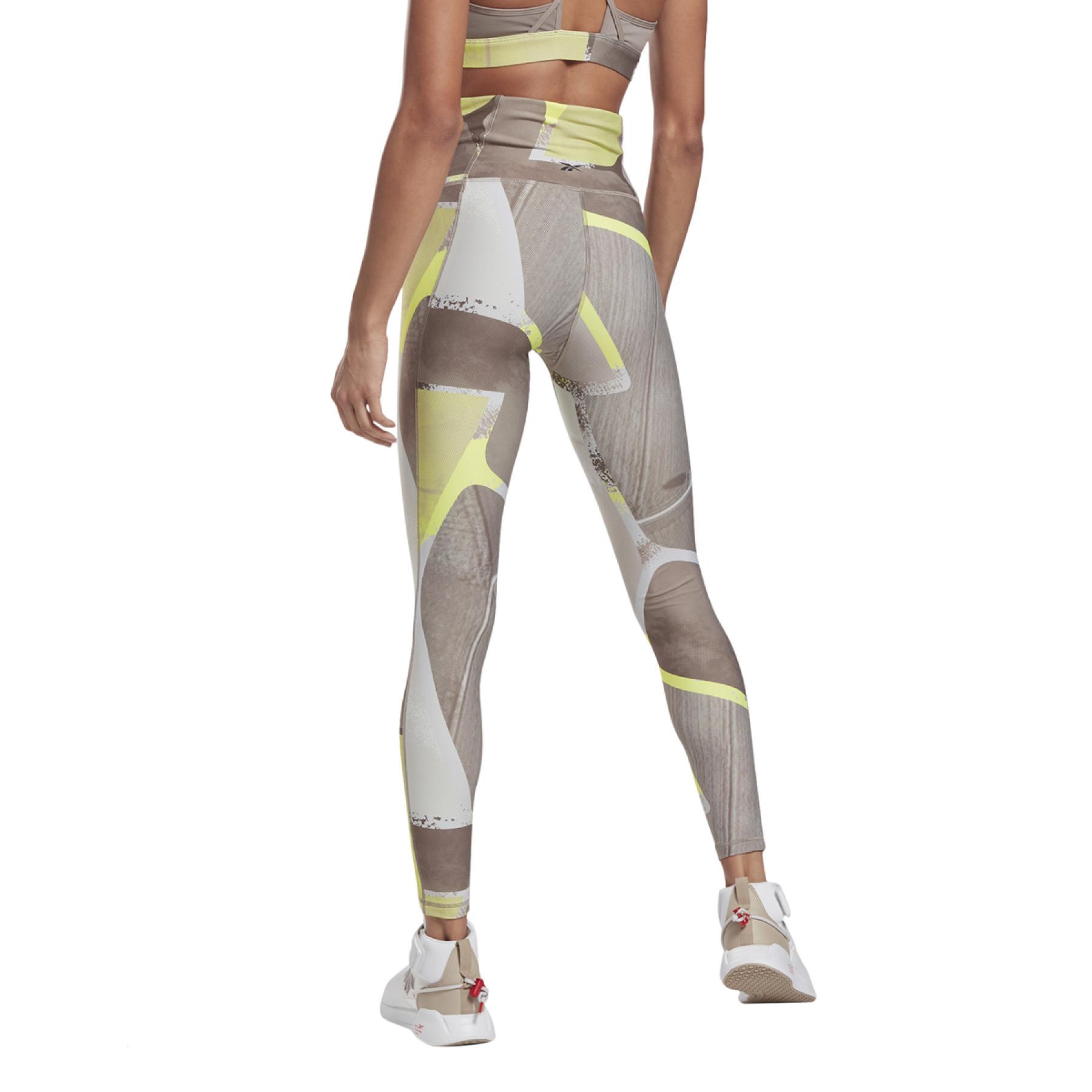 Women's high-waisted leggings Reebok Lux Bold