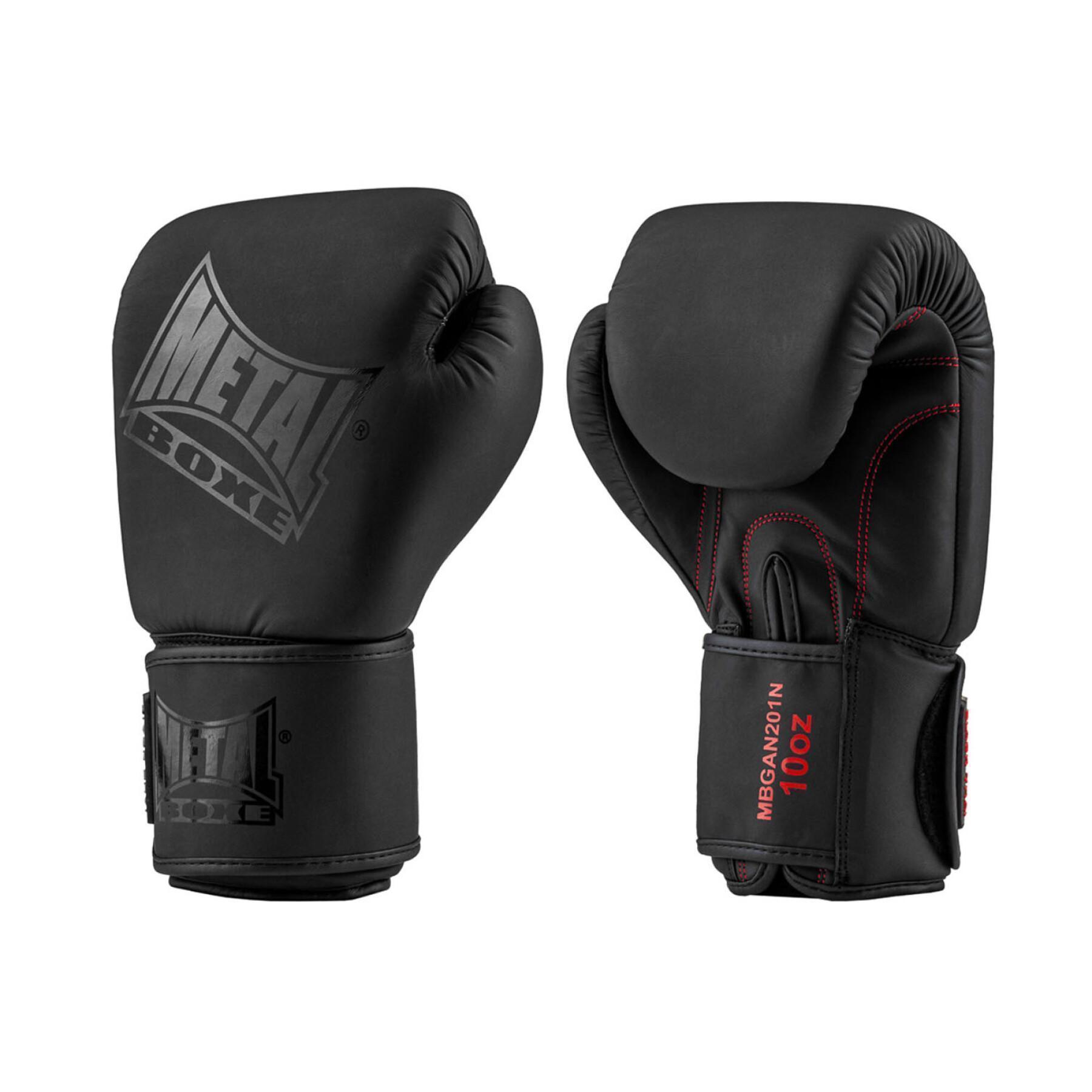 Leather boxing gloves Metal Boxe oko