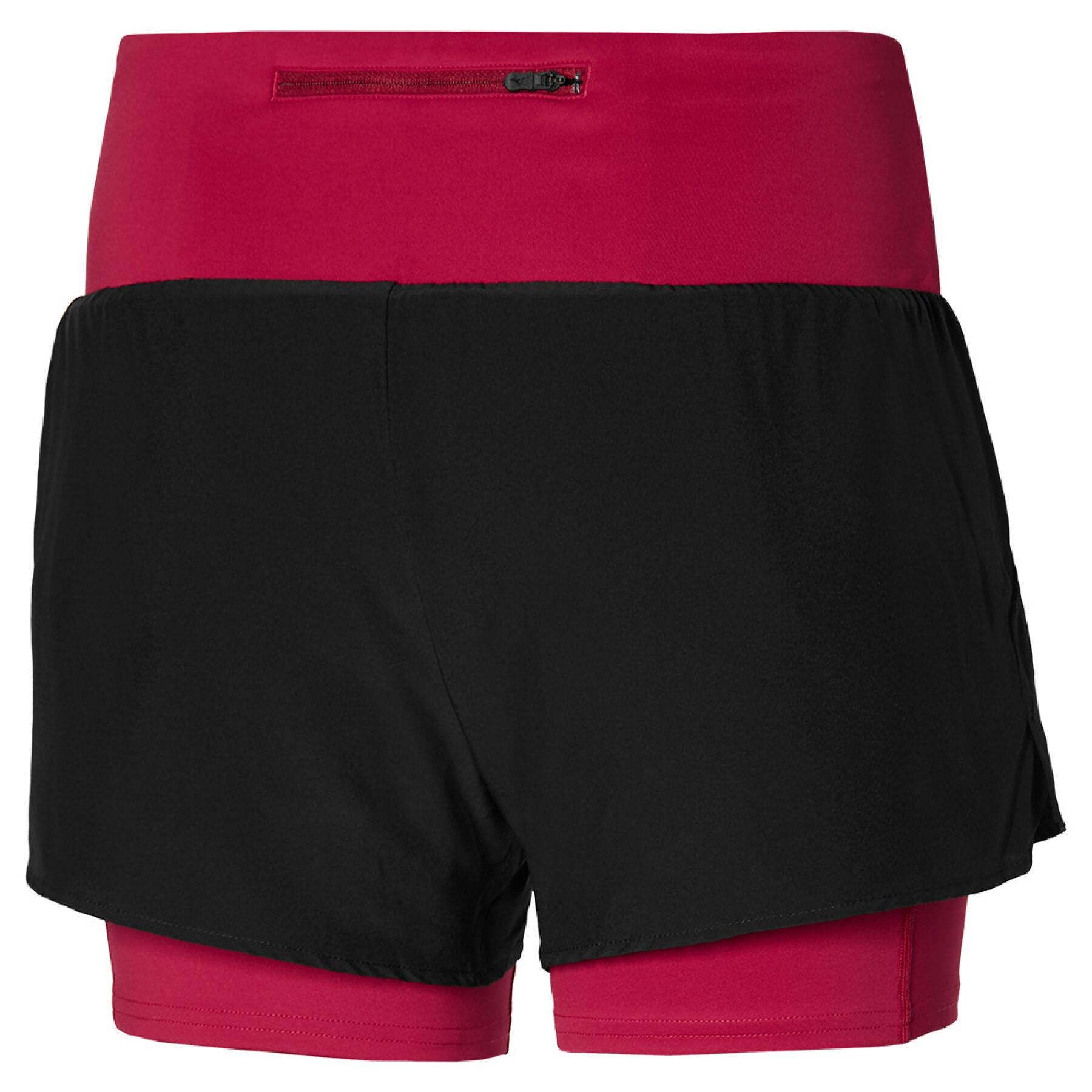 Women's shorts Mizuno 2in1 4.5