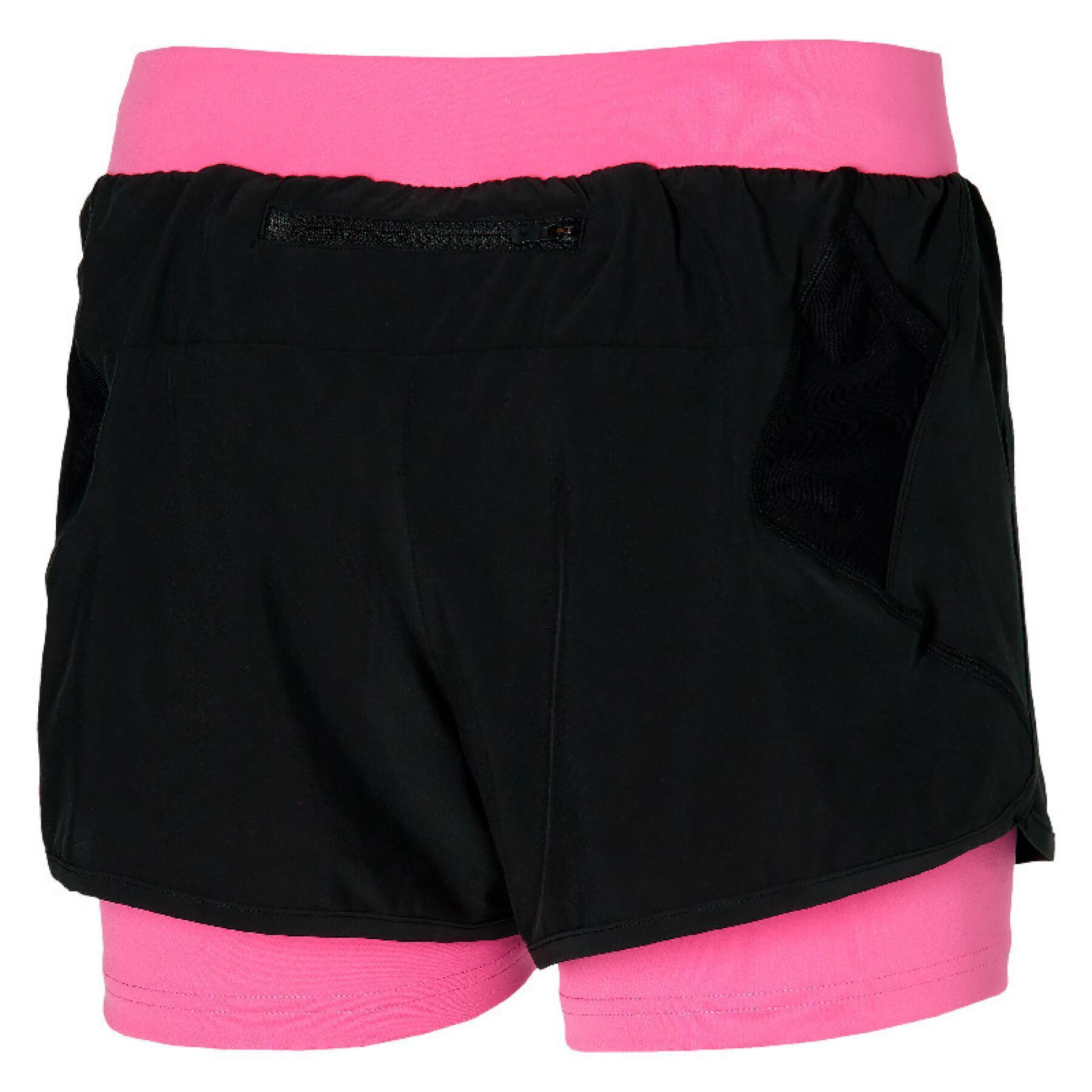 Women's 2-in-1 shorts Mizuno ER WOS