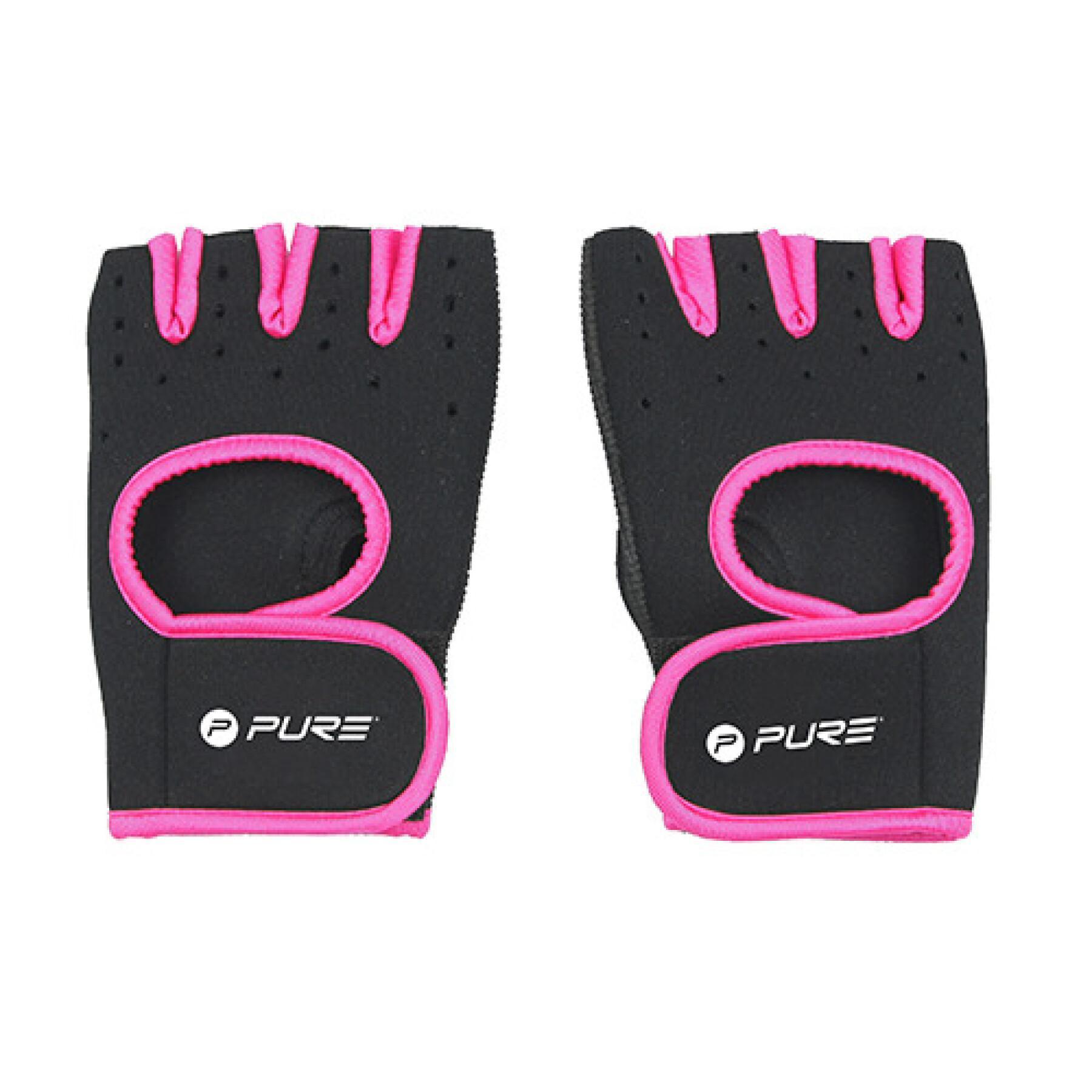 Women's fitness gloves Pure2Improve neoprene