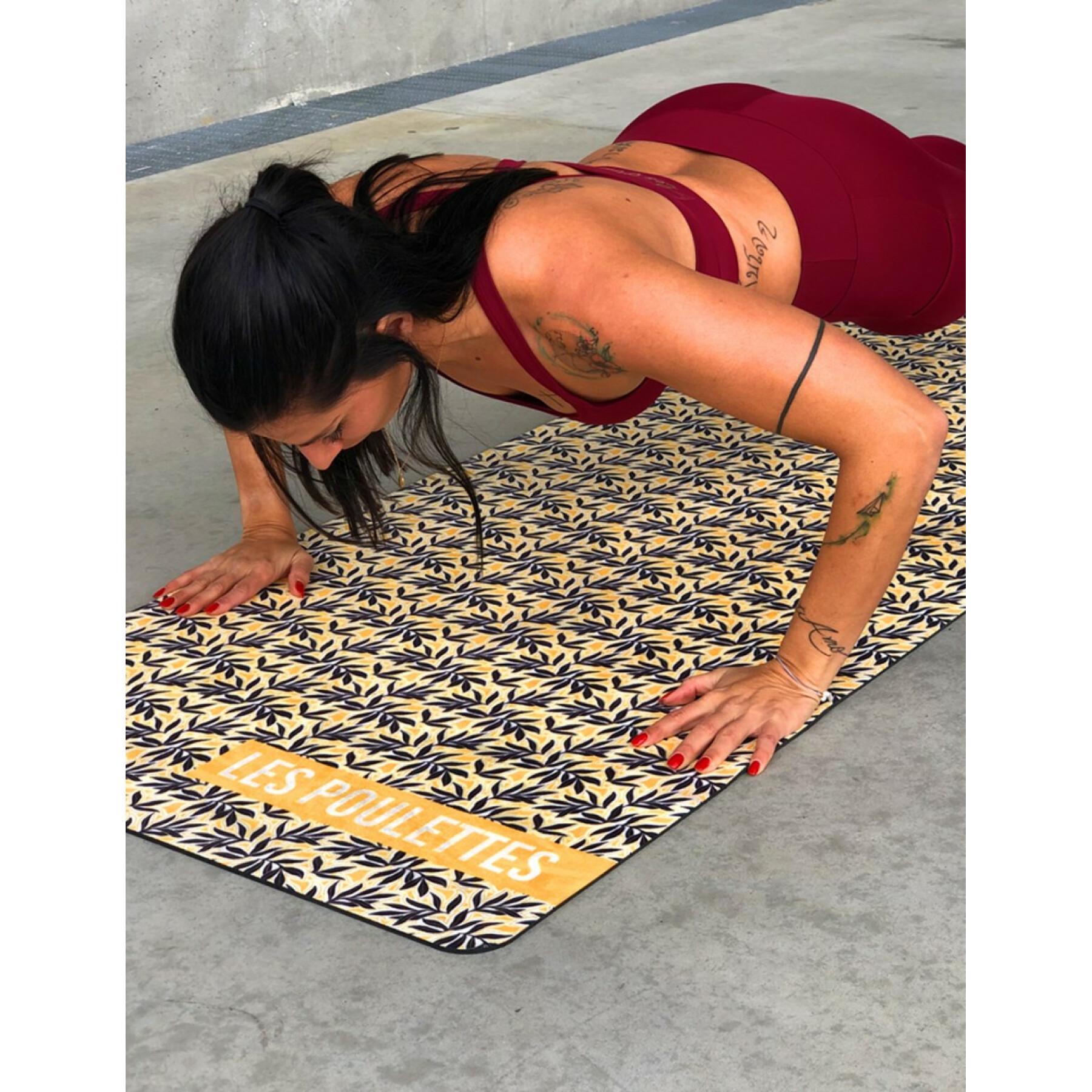 Yoga mat for women Les Poulettes Fitness Province