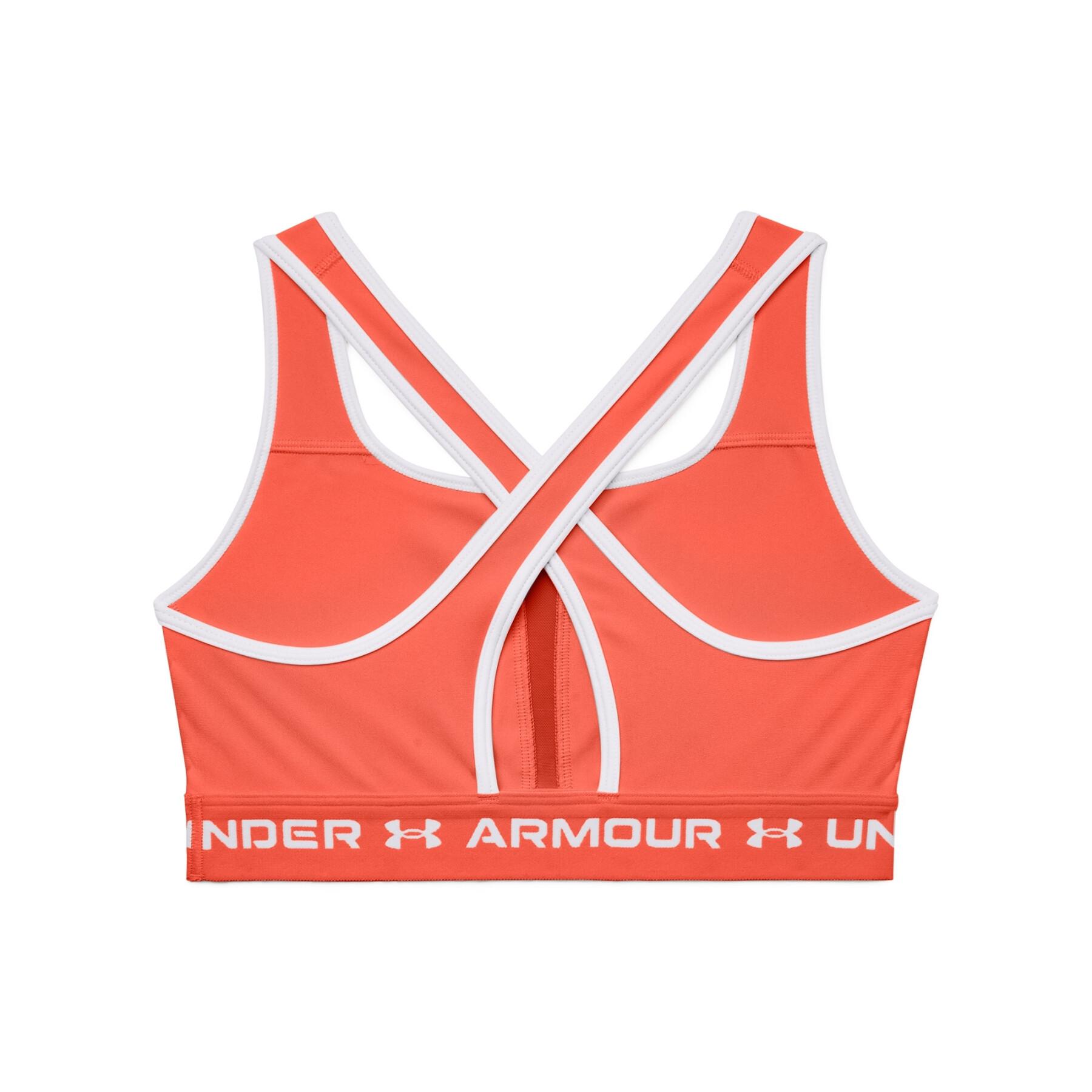 Moderate support sports bra for women Under Armour crossback