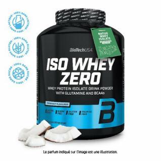 Protein pot Biotech USA iso whey zero lactose free - Coco - 2,27kg (x2)