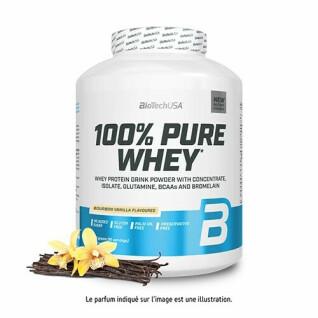 100% pure whey protein jar Biotech USA - Vanille bourbon - 2,27kg (x2)