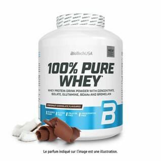 100% pure whey protein jar Biotech USA - Noix de coco-chocolat - 2,27kg (x2)