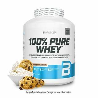 100% pure whey protein jar Biotech USA - Cookies & cream - 2,27kg