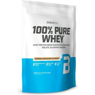 100% pure whey protein bags Biotech USA - Caramel-cappuccino - 454g