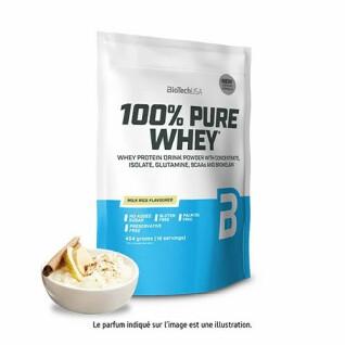 100% pure whey protein bags Biotech USA - Riz au lait - 454g