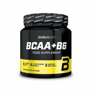 Amino acid jars Biotech USA bcaa+b6 - 340 comp (x12)