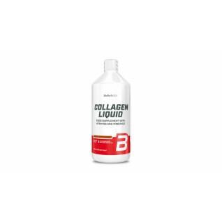 Collagen liquid vitamin jars Biotech USA - Fruits tropicaux - 1l (x10)