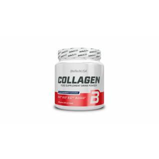 Lot of 10 jars of vitamin collagen Biotech USA - Framboise noire - 300g