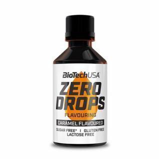 Snack tubes Biotech USA zero drops - Caramel - 50ml (x10)