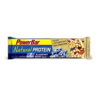 Batch of 24 bars PowerBar Natural Protein Vegan - Blueberry Bliss