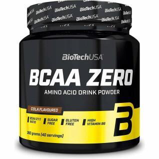 Pack of 10 jars of amino acids Biotech USA bcaa zero - Cola - 360g