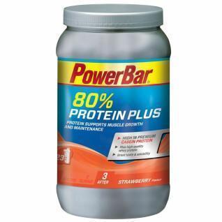 Powder PowerBar ProteinPlus 80 % - Strawberry (500gr)