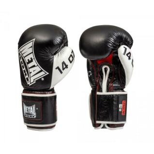 Leather boxing gloves Metal Boxe sparring