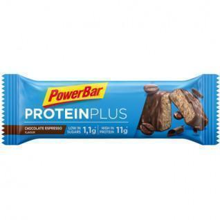Bars PowerBar ProteinPlus Low Sugar 30x35gr Chocolate Esspresso