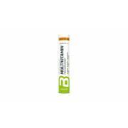 Lot of 12 tubes of effervescent multivitamin tablets Biotech USA - Orange - 20 comp