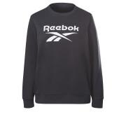 Sweatshirt round neck woman Reebok Identity Logo French Terry (Grandes tailles)