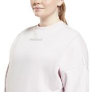 Women's round neck sweatshirt with piping Reebok
